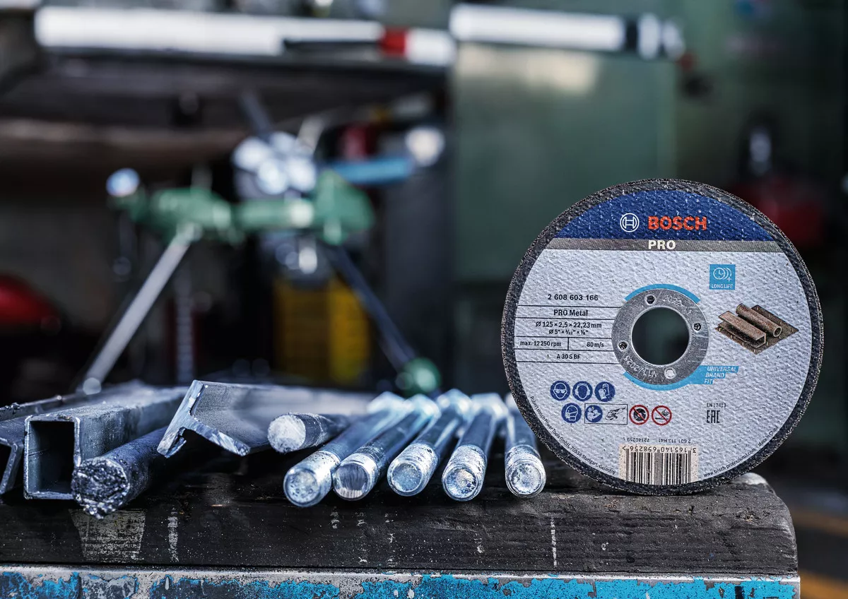 25 disques à tronçonner PRO Metal Ø125mm Bosch